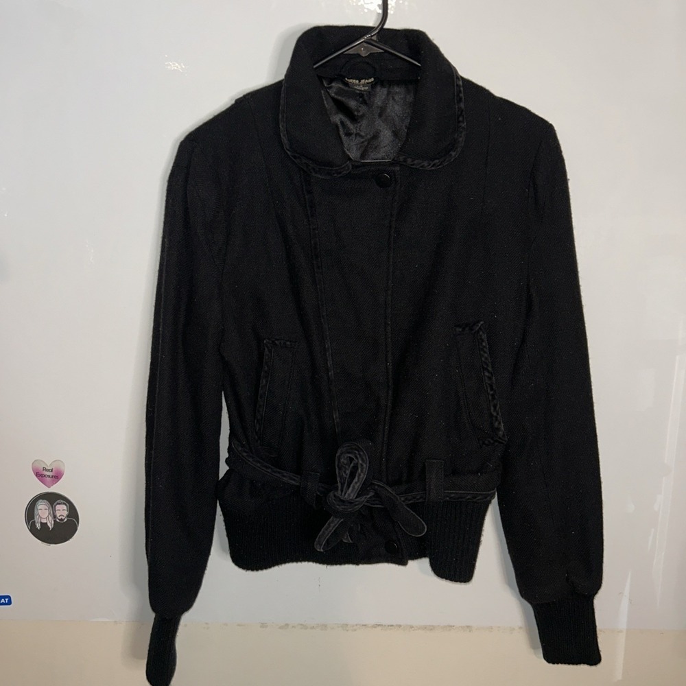 Guess Jeans Authentic Black Blazer‎ Jacket  Size L